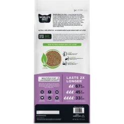 World's Best Lavender Scented Clumping Corn Cat Litter -Cat Supplies 52448 PT2. AC SS1800 V1598654755
