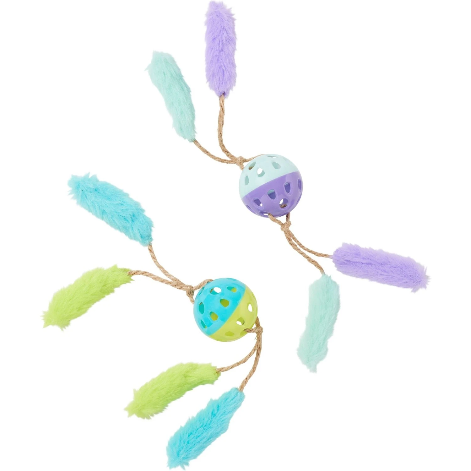 Frisco Fabric & Play Plastic Balls Cat Toy 3 Frisco Fabric & Play Plastic Balls Cat Toy