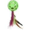 JW Pet Cataction Feather Ball With Bell Cat Toy 2 JW Pet Cataction Feather Ball With Bell Cat Toy -Cat Supplies 53412 MAIN. AC SS1800 V1526316593