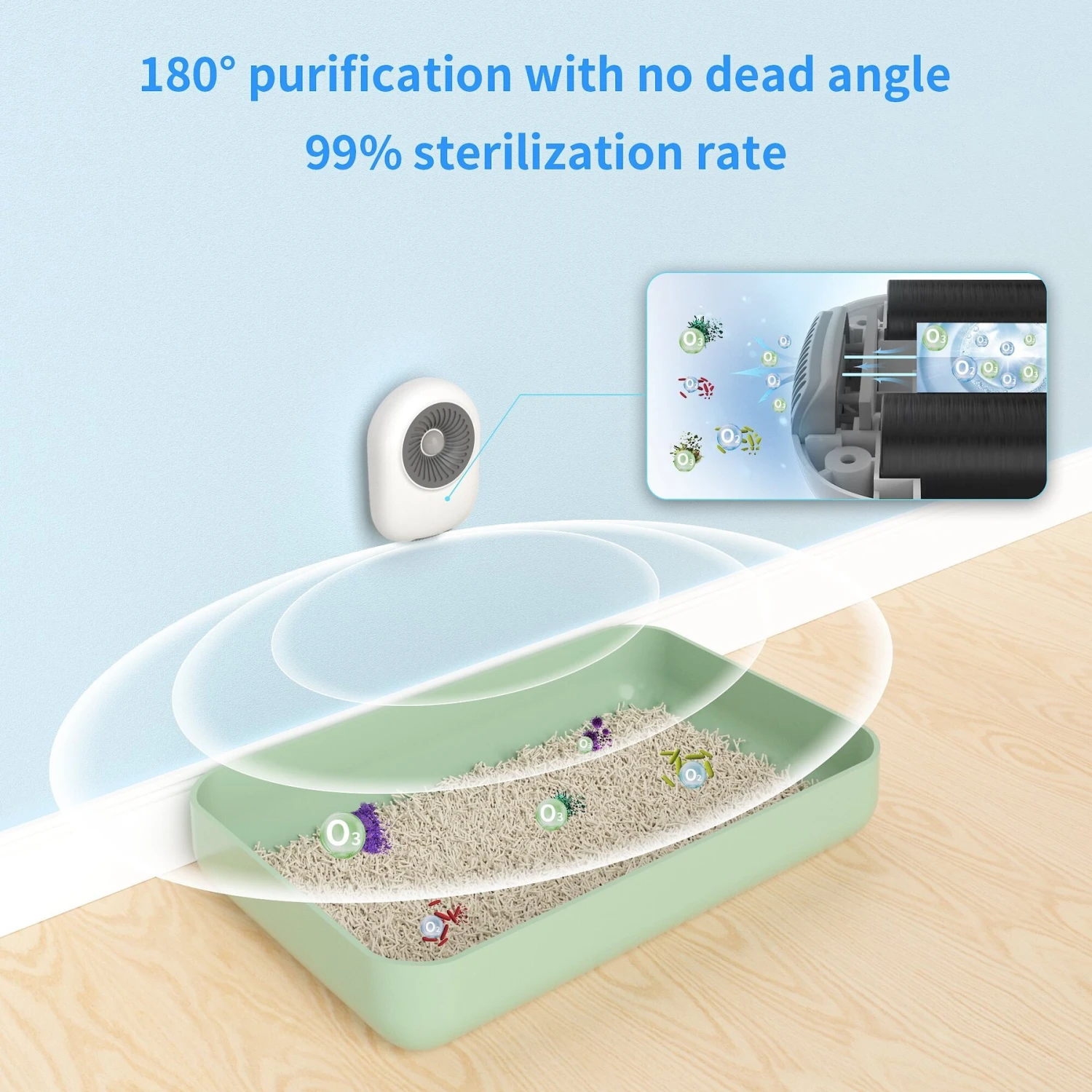 Petdiary Deodorizer Odor Eliminator Cat Litter Box 4 Petdiary Deodorizer Odor Eliminator Cat Litter Box - Image 2