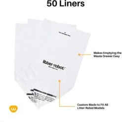 Litter-Robot Cat Litter Box Waste Drawer Liners 11 Litter-Robot Cat Litter Box Waste Drawer Liners -Cat Supplies 535278 PT2. AC SS1800 V1651202189
