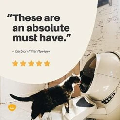 Litter-Robot 3 Cat Litter Box Carbon Filters, 6 Count 13 Litter-Robot 3 Cat Litter Box Carbon Filters, 6 Count -Cat Supplies 535294 PT4. AC SS1800 V1651180326