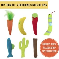 OurPets Annette Fish Cat Toy -Cat Supplies 55687 PT7. AC SS1800 V1583765050