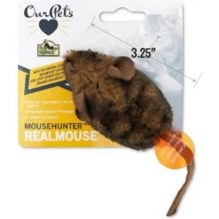 Pet Zone Play-N-Squeak MouseHunter Cat Toy With Catnip -Cat Supplies 55741 PT3. AC SS1800 V1583765013