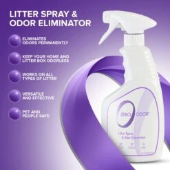 Zero Odor Litter Spray -Cat Supplies 57125 PT5. AC SS1800 V1661829410