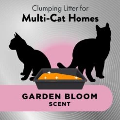 Arm & Hammer Litter Platinum Hardball Garden Bloom Lightweight Easy No-Mess Scooping Clumping Cat Litter -Cat Supplies 579870 PT5. AC SS1800 V1658194090