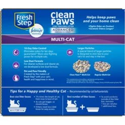 Fresh Step Advanced Clean Paws Multi Cat Litter, 18.5-lb Box, 2 Count 18 Fresh Step Advanced Clean Paws Multi Cat Litter, 18.5-lb Box, 2 Count -Cat Supplies 605118 PT7. AC SS1800 V1695154387