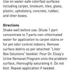 Dr. Elsey's Precious Cat Urine Removal Program With Aromatherapy -Cat Supplies 60785 PT3. AC SS1800 V1480705606