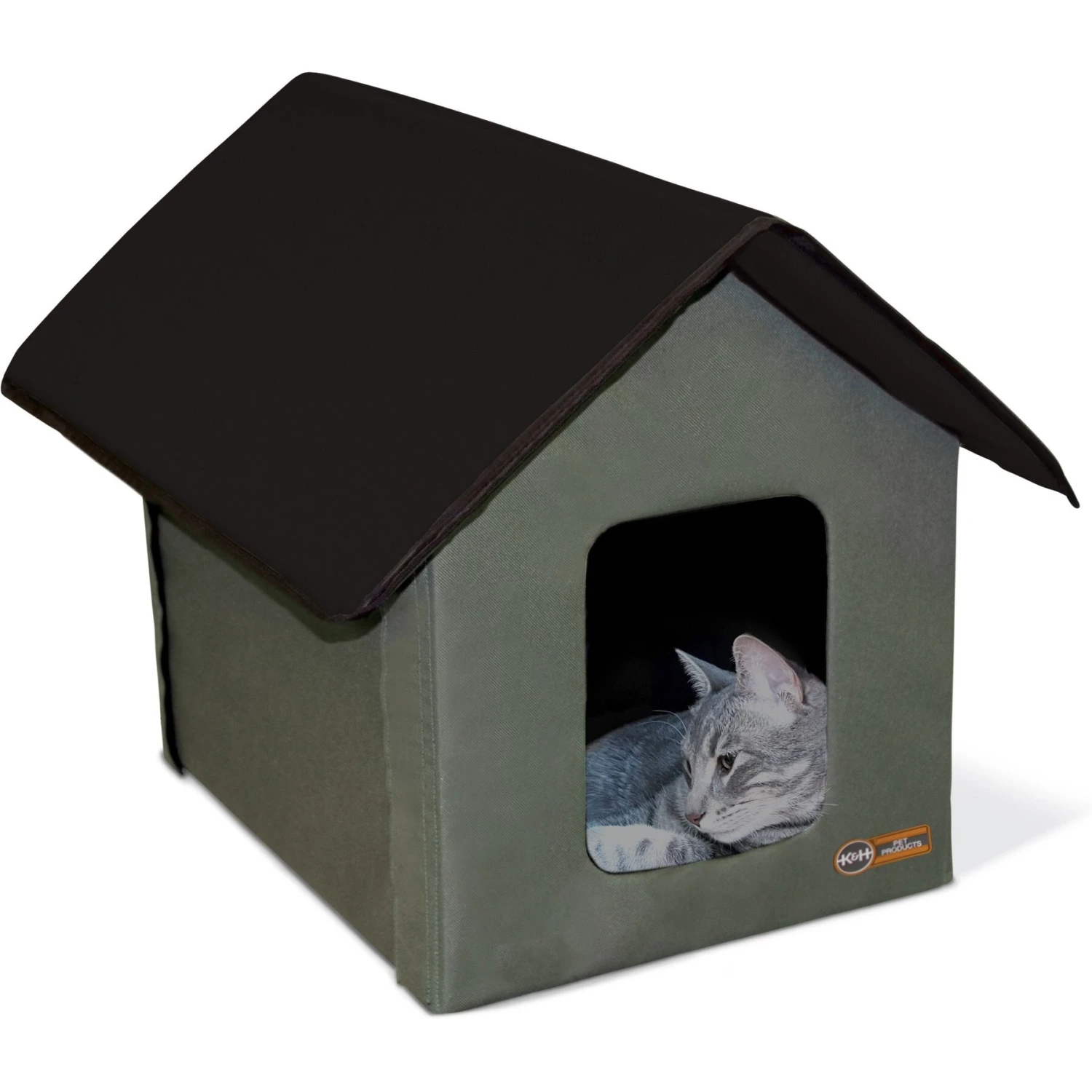 K&H Pet Products Outdoor Unheated Kitty House Cat Shelter 3 K&H Pet Products Outdoor Unheated Kitty House Cat Shelter