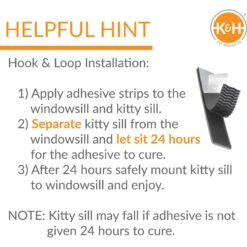 K&H Pet Products Kitty Sill Cat Window Perch Shelf Cushioned Cat Window Seat, Unheated, Gray 13 K&H Pet Products Kitty Sill Cat Window Perch Shelf Cushioned Cat Window Seat, Unheated, Gray -Cat Supplies 612078 PT4. AC SS1800 V1659490768