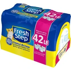 Fresh Step Triple Action Scented Clumping Clay Cat Litter + 2 Items 10 Fresh Step Triple Action Scented Clumping Clay Cat Litter + 2 Items -Cat Supplies 613078 PT1. AC SS1800 V1669928740