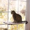 K&H Pet Products Window Lounger Cat Perch, Natural, 12x23-in -Cat Supplies 613502 MAIN. AC SS1800 V1659709588