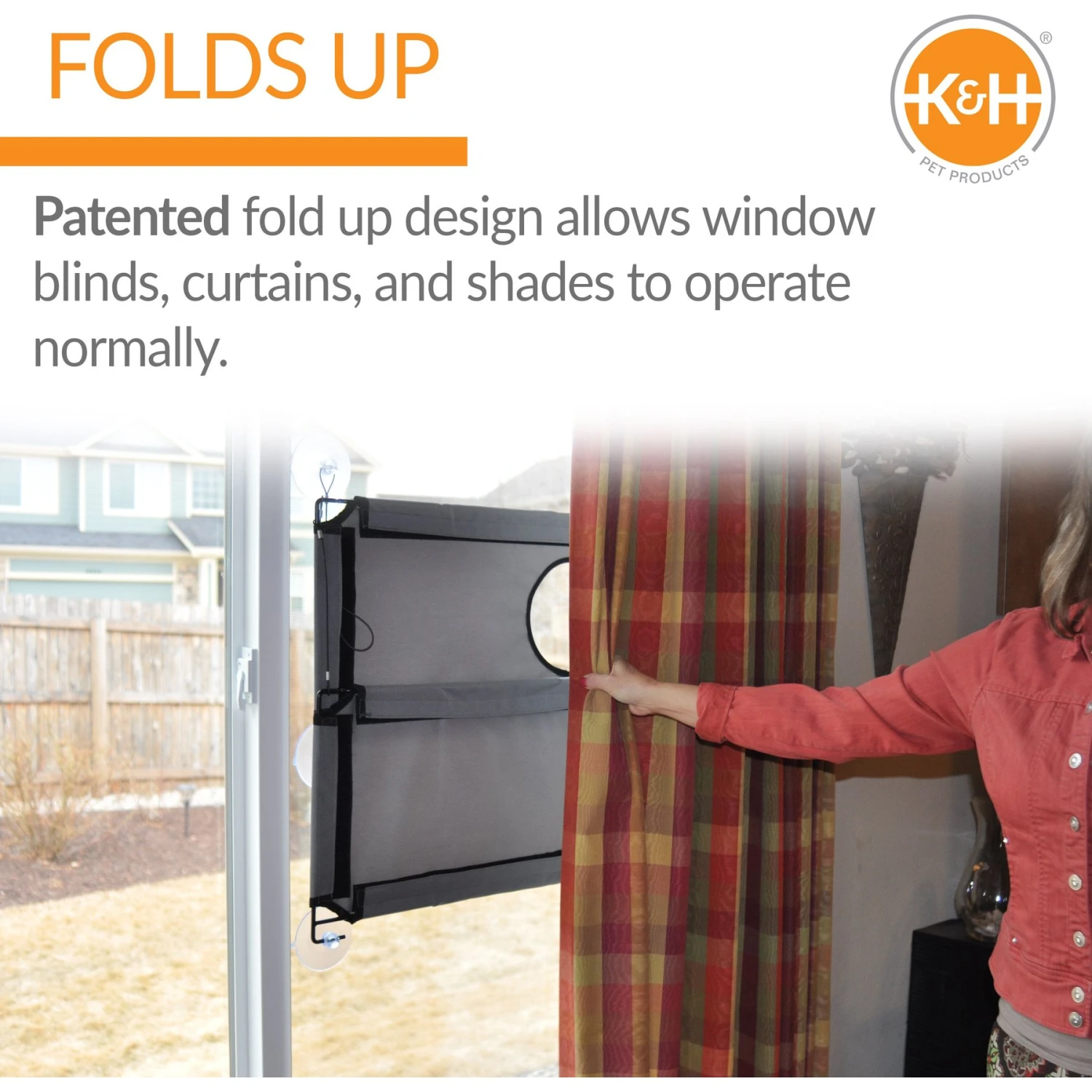 K&H Pet Products Window Double Lounger Cat Perch, Natural, 12x23-in 5 K&H Pet Products Window Double Lounger Cat Perch, Natural, 12x23-in - Image 3