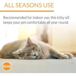 K&H Pet Products Deluxe Kitty Sill Cat Window Perch -Cat Supplies 61646 PT4. AC SS1800 V1637627847