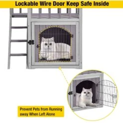 Aivituvin Outdoor & Indoor Cat House -Cat Supplies 631918 PT3. AC SS1800 V1681828780