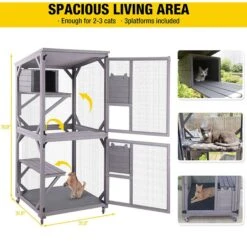 Aivituvin Catio Outdoor Cat House -Cat Supplies 631982 PT2. AC SS1800 V1662159683