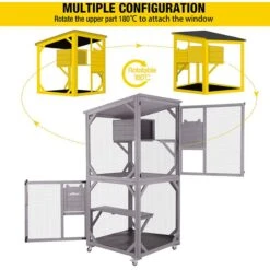 Aivituvin Catio Outdoor Cat House -Cat Supplies 631982 PT3. AC SS1800 V1662159633