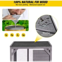 Aivituvin Catio Outdoor Cat House -Cat Supplies 631982 PT4. AC SS1800 V1662159272