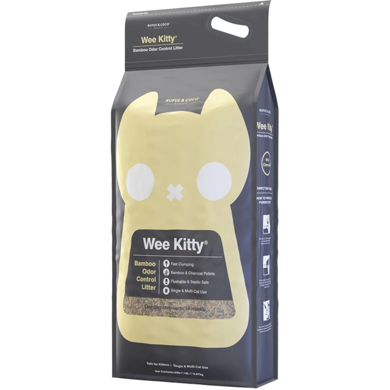 Rufus & Coco Wee Kitty Clumping Cat Litter 4 Rufus & Coco Wee Kitty Clumping Cat Litter - Image 2