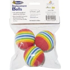 SmartCat Toy Box Balls, Color Varies -Cat Supplies 64222 PT3. AC SS1800 V1525719639
