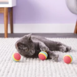 SmartCat Toy Box Balls, Color Varies -Cat Supplies 64222 PT6. AC SS1800 V1527256230