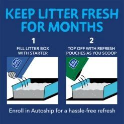 Fresh Step Outstretch Always Fresh Litter System, Starter Kit 16-lb Box & 7-lb Pouch 14 Fresh Step Outstretch Always Fresh Litter System, Starter Kit 16-lb Box & 7-lb Pouch -Cat Supplies 645654 PT3. AC SS1800 V1694465156