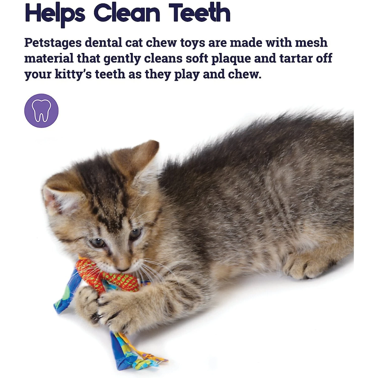 Catstages Dental Cat Chew Toy With Catnip, Color Varies 4 Catstages Dental Cat Chew Toy With Catnip, Color Varies - Image 2