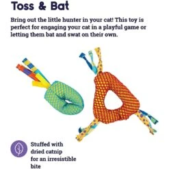 Catstages Dental Cat Chew Toy With Catnip, Color Varies 11 Catstages Dental Cat Chew Toy With Catnip, Color Varies -Cat Supplies 64661 PT2. AC SS1800 V1636513976