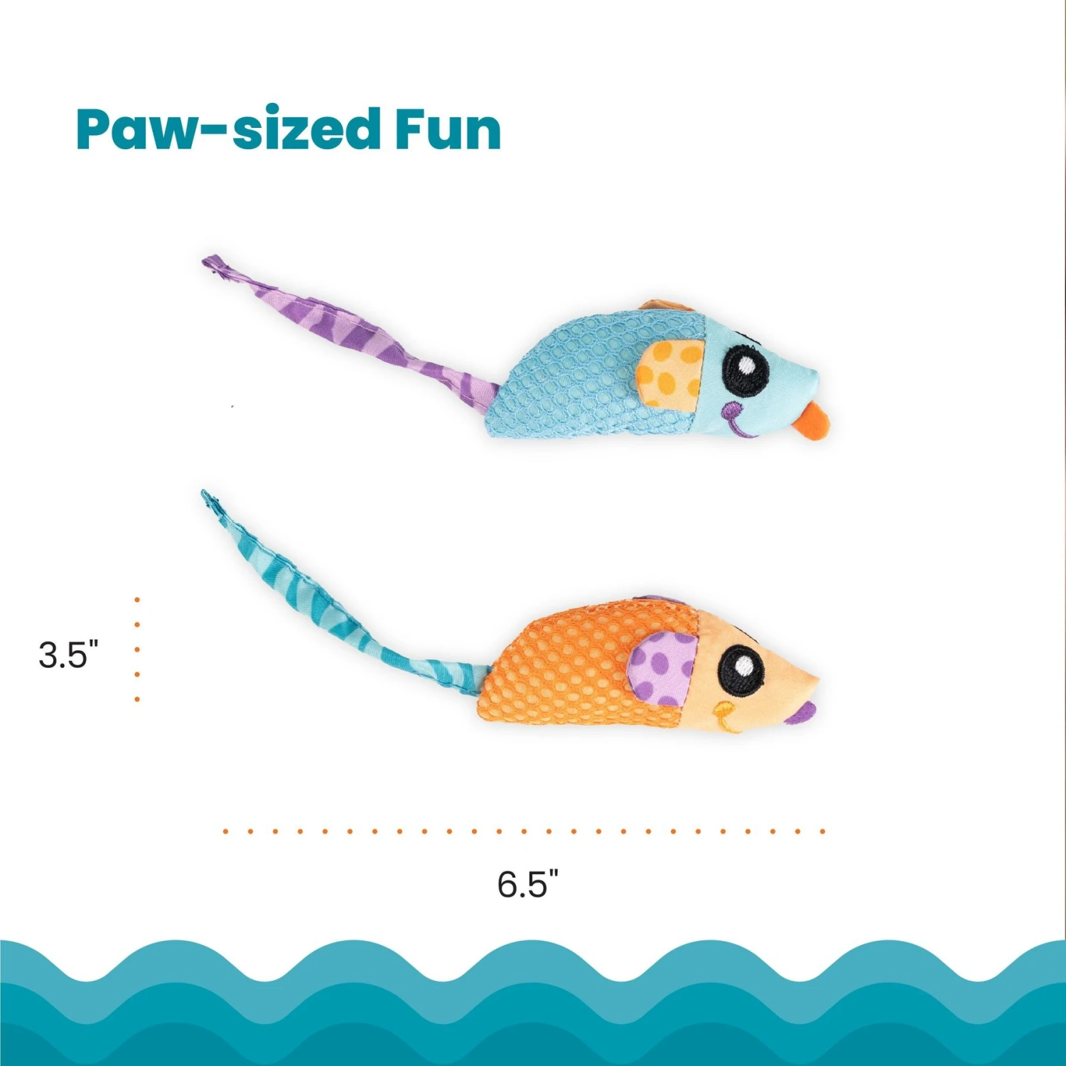 Catstages Mice Cat Chew Toy With Catnip 7 Catstages Mice Cat Chew Toy With Catnip - Image 5