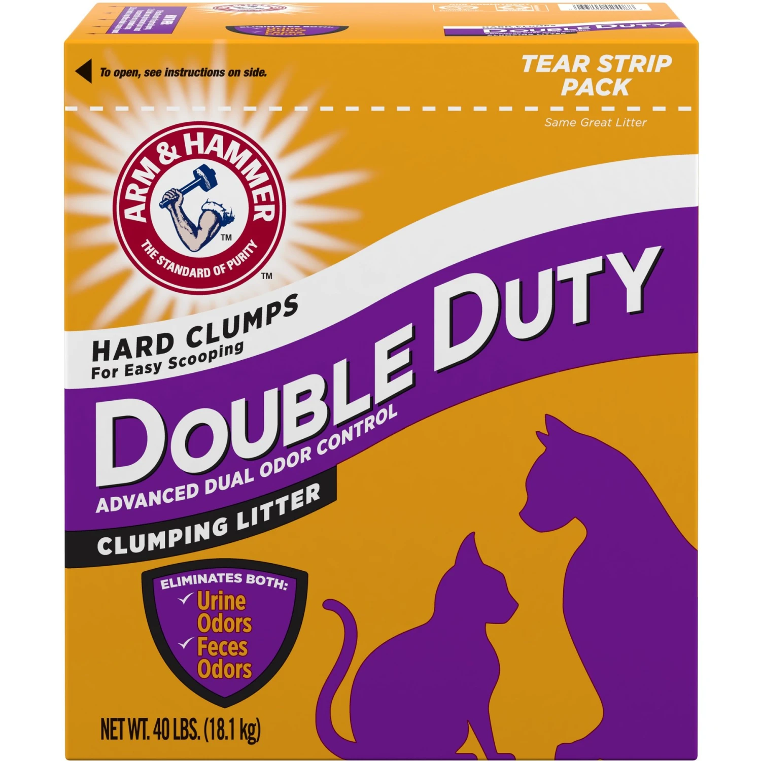 Arm & Hammer Litter Double Duty Scented Clumping Clay Cat Litter & Arm & Hammer Litter Baking Soda Double Duty Cat Litter Deodorizer 4 Arm & Hammer Litter Double Duty Scented Clumping Clay Cat Litter & Arm & Hammer Litter Baking Soda Double Duty Cat Litter Deodorizer - Image 2