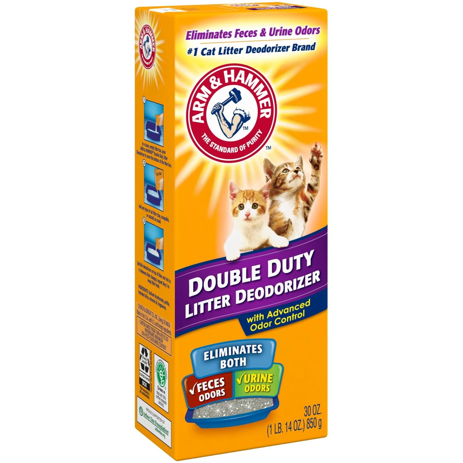 Arm & Hammer Litter Double Duty Scented Clumping Clay Cat Litter & Arm & Hammer Litter Baking Soda Double Duty Cat Litter Deodorizer 9 Arm & Hammer Litter Double Duty Scented Clumping Clay Cat Litter & Arm & Hammer Litter Baking Soda Double Duty Cat Litter Deodorizer - Image 7