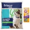 Frisco Multi-Cat Fresh Scented Clumping Clay Cat Litter & Arm & Hammer Litter Baking Soda Double Duty Cat Litter Deodorizer