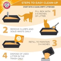 Arm & Hammer Litter Ultra Last Long Lasting Odor Control Clumping Clay Cat Litter -Cat Supplies 67044 PT5. AC SS1800 V1663797445