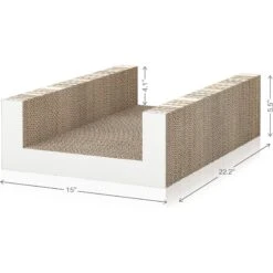 Way Basics Eco ZBoard UBed Cat Scratcher -Cat Supplies 675270 PT2. AC SS1800 V1665781004