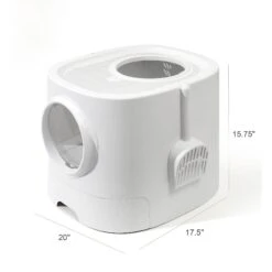 Hanamya Cat Front Entry Top Exit Cat Litter Box With Scoop, X-Large 14 Hanamya Cat Front Entry Top Exit Cat Litter Box With Scoop, X-Large -Cat Supplies 677158 PT3. AC SS1800 V1680728858