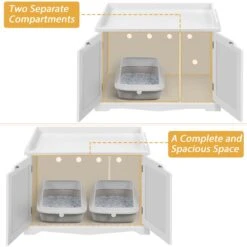 Yaheetech Litter Box Furniture Cat House 13 Yaheetech Litter Box Furniture Cat House -Cat Supplies 677238 PT3. AC SS1800 V1687375572