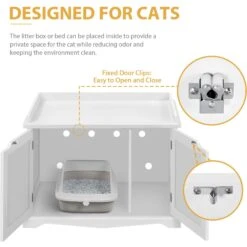 Yaheetech Litter Box Furniture Cat House 14 Yaheetech Litter Box Furniture Cat House -Cat Supplies 677238 PT4. AC SS1800 V1687375633