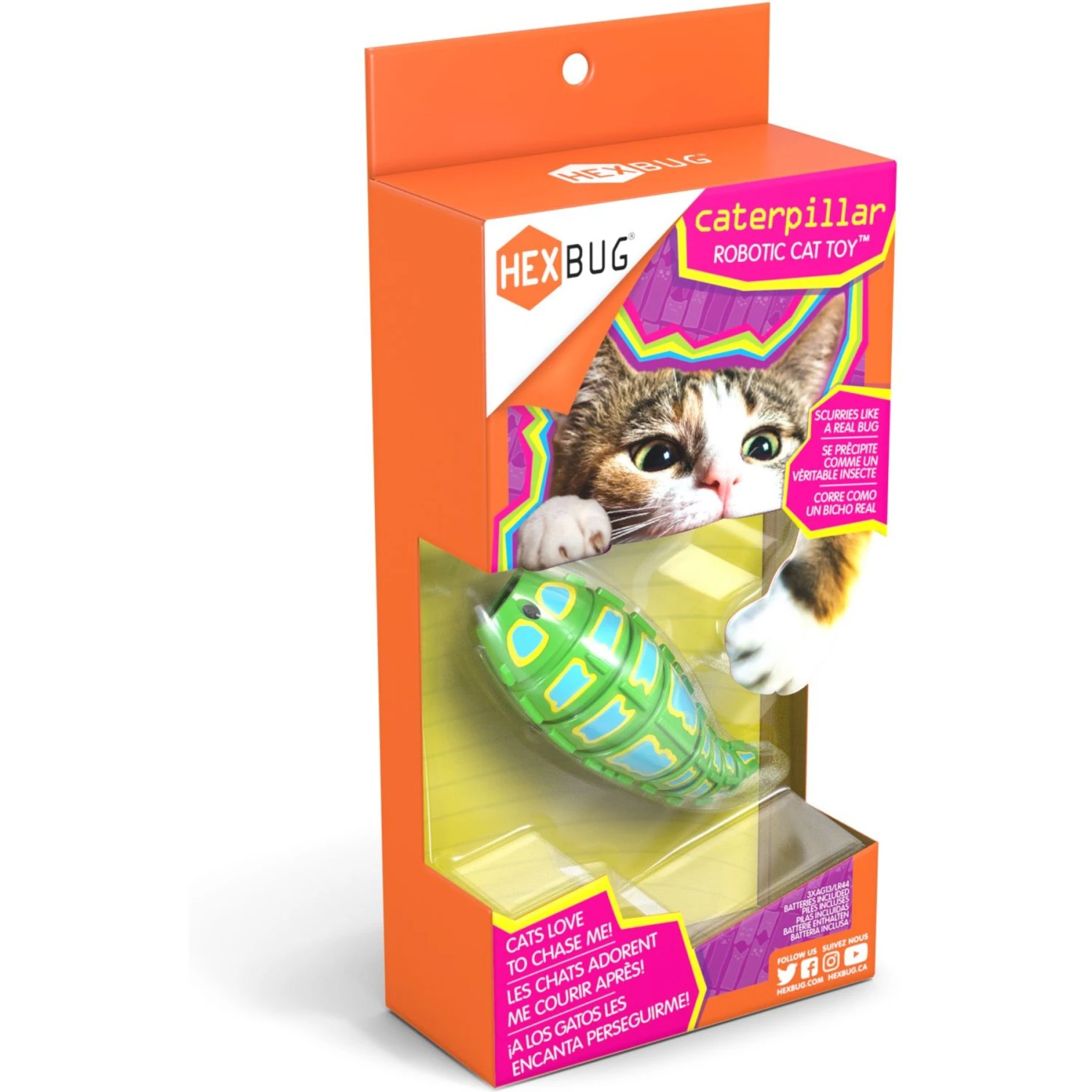 Hexbug Caterpillar Cat Toy 5 Hexbug Caterpillar Cat Toy - Image 3