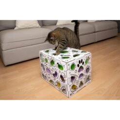 Cat Amazing Mega-Interactive Treat Maze & Puzzle Cat Toy, White 19 Cat Amazing Mega-Interactive Treat Maze & Puzzle Cat Toy, White -Cat Supplies 685438 PT8. AC SS1800 V1669738438