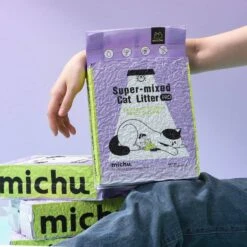 Michu Mixed Tofu Heavy Duty Flushable Kitty Litter, 5.5-lb Bag 14 Michu Mixed Tofu Heavy Duty Flushable Kitty Litter, 5.5-lb Bag -Cat Supplies 686270 PT5. AC SS1800 V1666839513