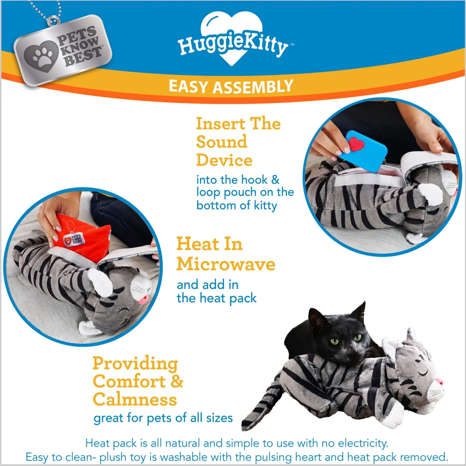 Pets Know Best HuggieKitty Cat Toy 7 Pets Know Best HuggieKitty Cat Toy - Image 5