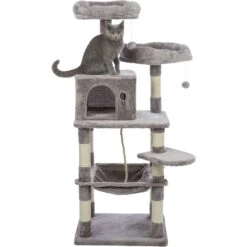 TRIXIE Eduardo Cat Tree, Gray 13 TRIXIE Eduardo Cat Tree, Gray -Cat Supplies 701566 PT2. AC SS1800 V1668544965