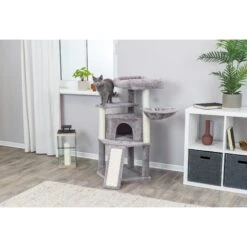 TRIXIE Adriana Cat Tree, Gray 12 TRIXIE Adriana Cat Tree, Gray -Cat Supplies 701630 PT1. AC SS1800 V1668551351