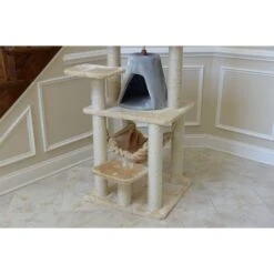 Armarkat 65-in Faux Fur Cat Tree & Condo -Cat Supplies 70179 PT8. AC SS1800 V1678285913