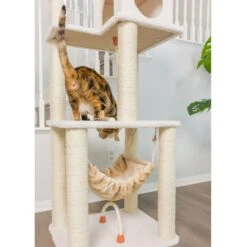 Armarkat 73-in Faux Fleece Cat Tree & Condo 12 Armarkat 73-in Faux Fleece Cat Tree & Condo -Cat Supplies 70208 PT2. AC SS1800 V1582738822
