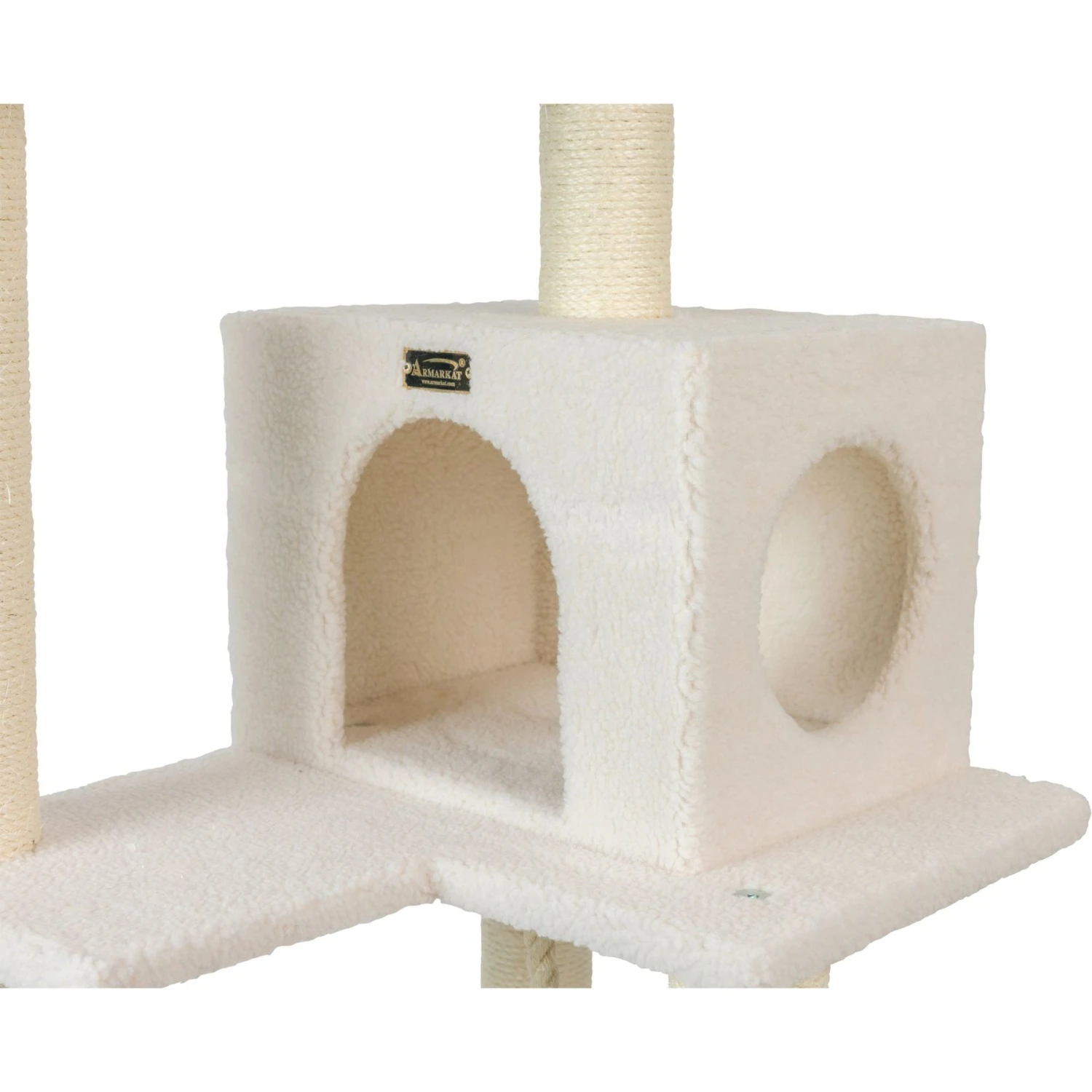 Armarkat 73-in Faux Fleece Cat Tree & Condo 8 Armarkat 73-in Faux Fleece Cat Tree & Condo - Image 6