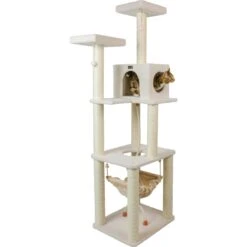 Armarkat 73-in Faux Fleece Cat Tree & Condo 16 Armarkat 73-in Faux Fleece Cat Tree & Condo -Cat Supplies 70208 PT6. AC SS1800 V1582739658
