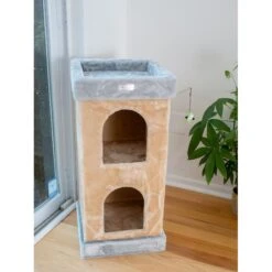 Armarkat 32-in Faux Fur Cat Condo -Cat Supplies 70214 PT2. AC SS1800 V1582738847