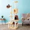 Armarkat 78-in Faux Fur Cat Tree & Condo -Cat Supplies 70226 MAIN. AC SS1800 V1582738510