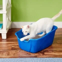 Van Ness High Sides Cat Litter Pan, Blue